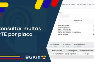 Consultas tus multas en la CTE