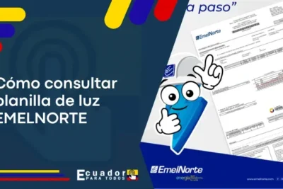 Pasos para consultar la Planilla de Luz en EMELNORTE